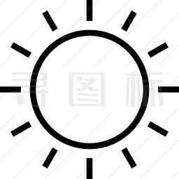 太阳图标