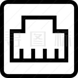 RJ45接口图标