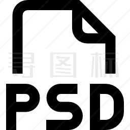 PSD图标