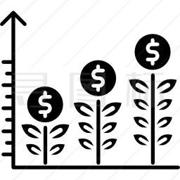 增长图标
