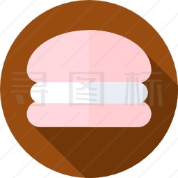 蛋白杏仁甜饼干图标