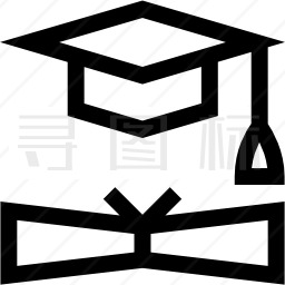 学位帽图标