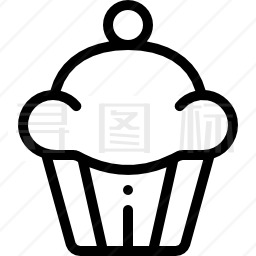 纸杯蛋糕图标