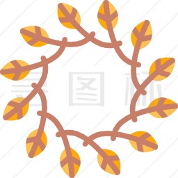 花卉装饰设计图标