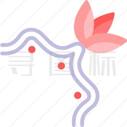 花卉装饰设计图标