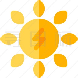 太阳的能量图标