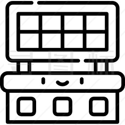 太阳能电池板图标