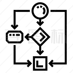 工作流程图标