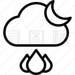 雨图标