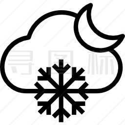 降雪图标