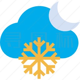 降雪图标