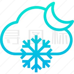 降雪图标