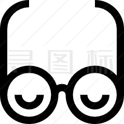 眼镜图标