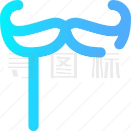 小胡子图标