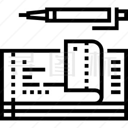 支票簿图标