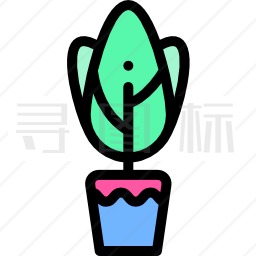 盆栽植物图标