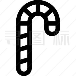 糖果手杖图标