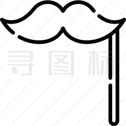 小胡子图标