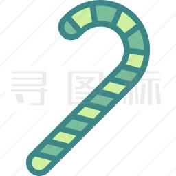 糖果手杖图标