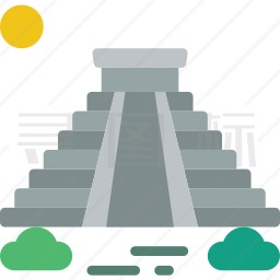 玛雅金字塔图标
