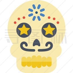 墨西哥骷髅图标