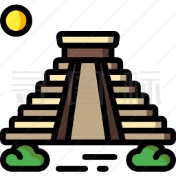 玛雅金字塔图标