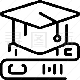 学位帽图标