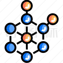 分子结构图标