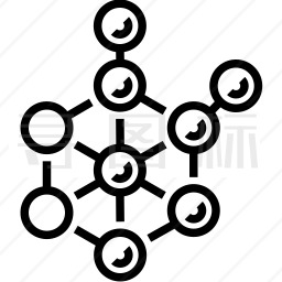 分子结构图标