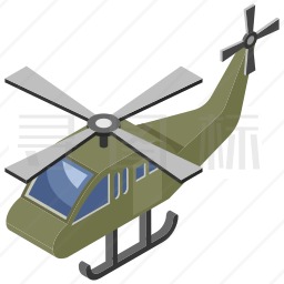 武装直升机图标