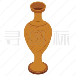 古代陶瓶图标