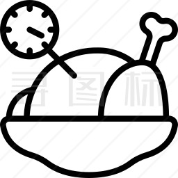 鸡肉图标