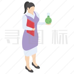 女科学家图标