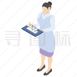 女科学家图标