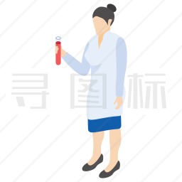 女科学家图标