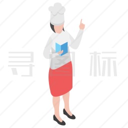 女厨师图标