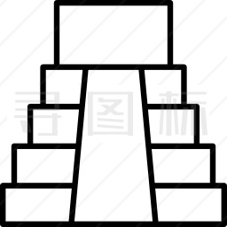 玛雅金字塔图标