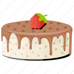 草莓巧克力蛋糕图标