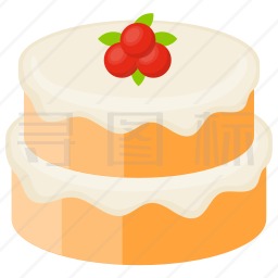 双层蛋糕图标