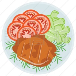 肉排套餐图标