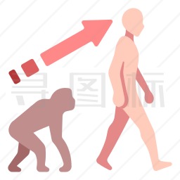 生物进化图标