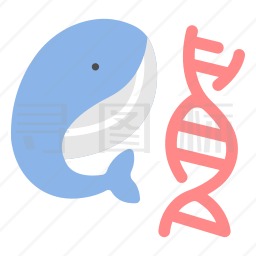 鲸鱼DNA图标