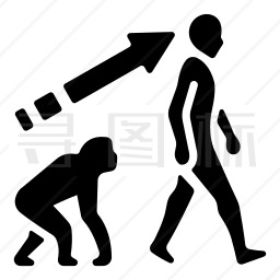 生物进化图标