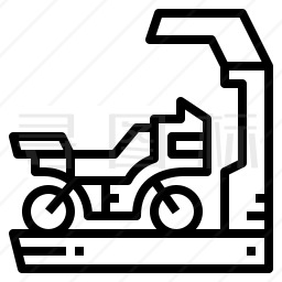 摩托车游戏机图标