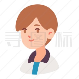 女学生图标