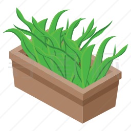 植物盆栽图标