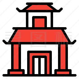 中国建筑图标