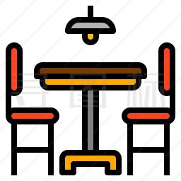 餐桌椅图标