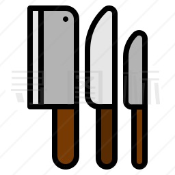 厨房刀具图标