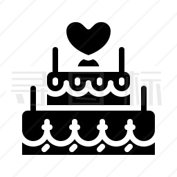 情人节蛋糕图标